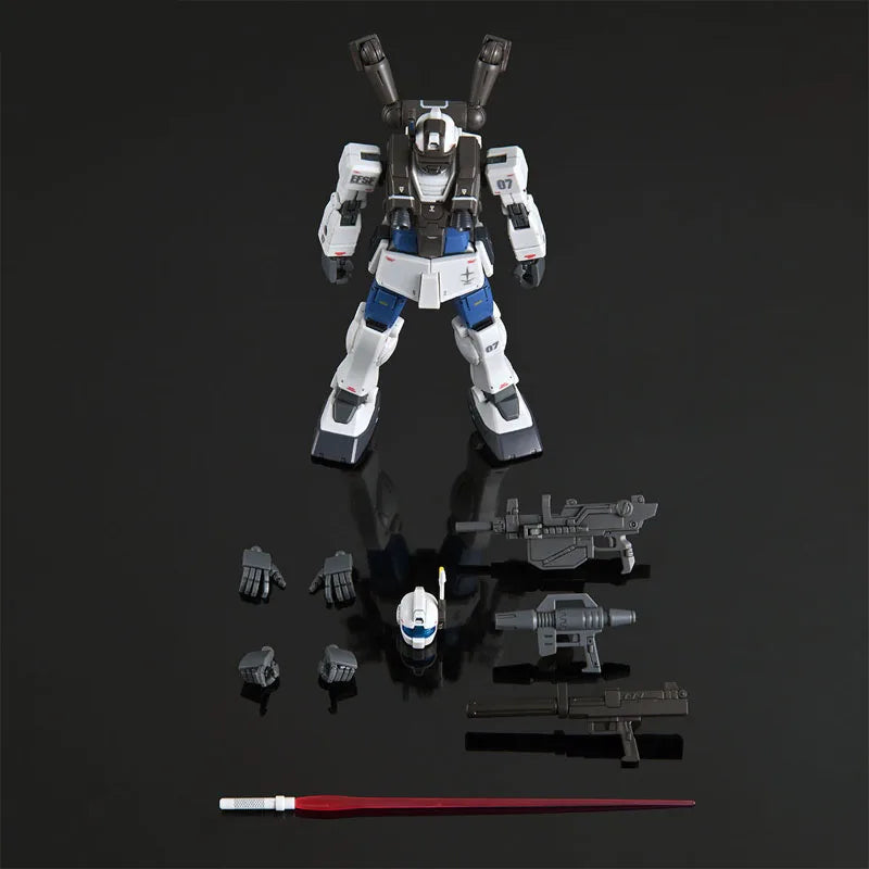 Bandai Genuin HG Jim Night Patrol II RGM-79LV 1/144 Anime Action Figure Assembly Model ToysGifts For Children Complete Set
