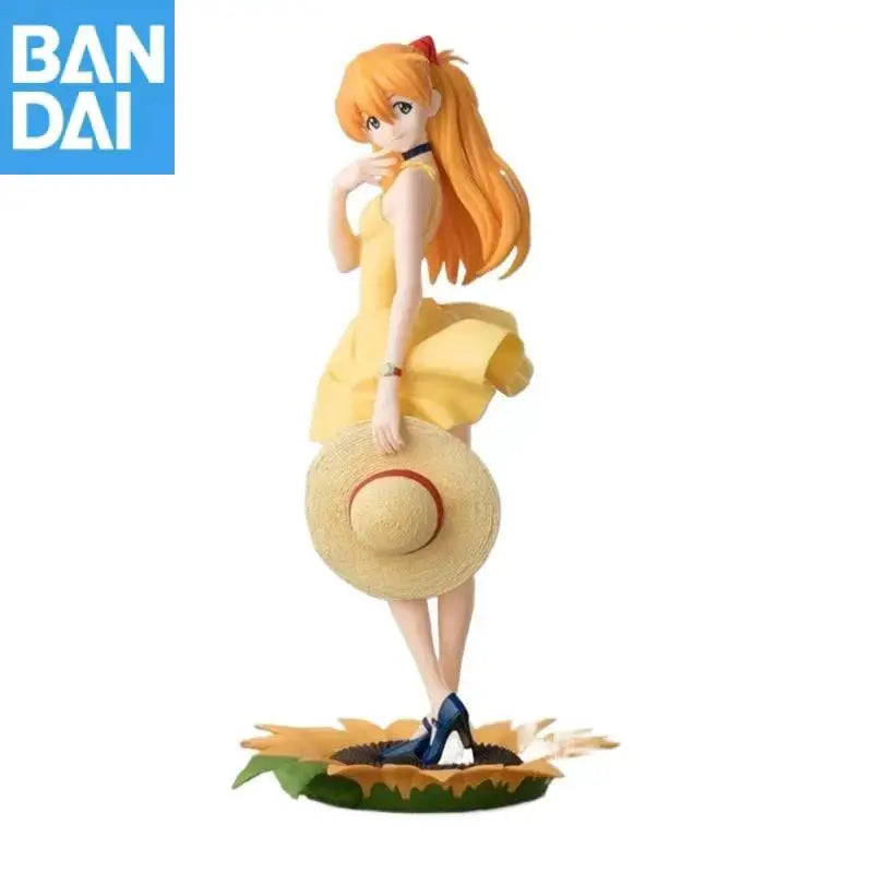 Bandai Namco Banpresto Luminasta Neon Genesis Evangelion Summer Dress Ver.2 Asuka Langley Soryu Pvc 15Cm Figure Anime Model Toy