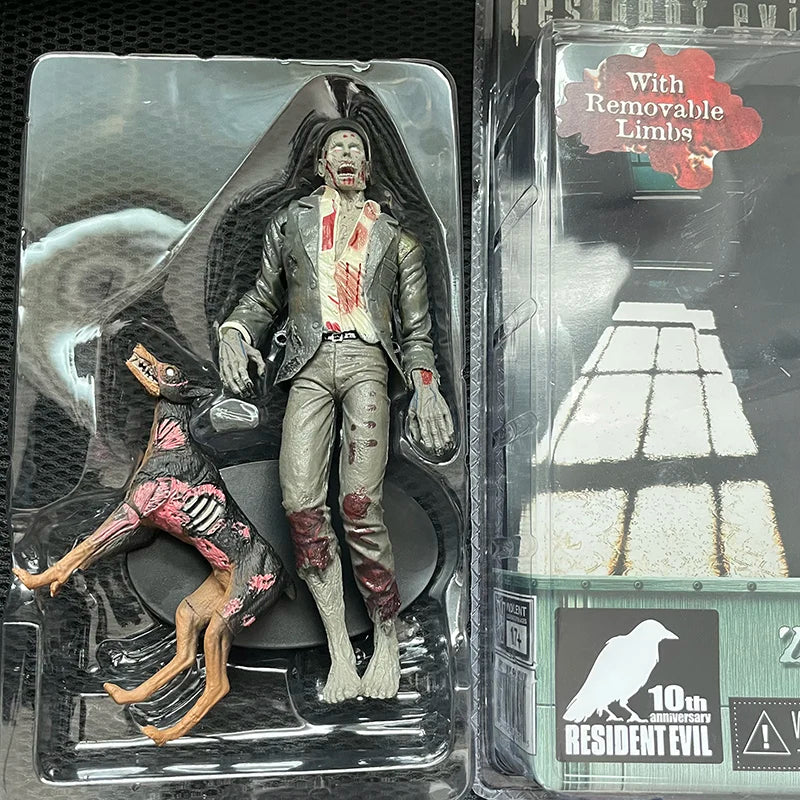 NECA Hunk Zombie Figur mit Hundelecker und Walker Chris Redfield Biohazard Executioner Majini Actionfigur Modellspielzeug