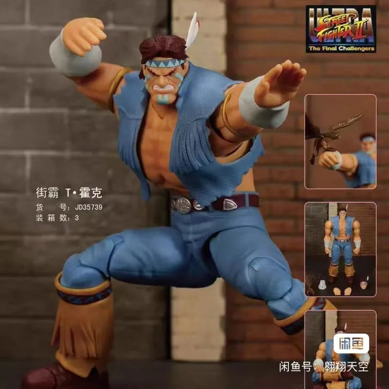 Pre-sale New Jada Toys Street Fighter 2 T. Hawke Street Fighter Model 6 Inch Falcon Movable Humanoid Figure