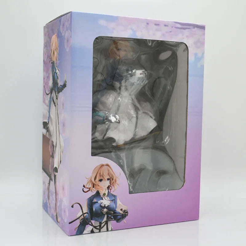 25cm Violet Evergarden Anime Girl Figure VIOLET EVERGARDEN Action Figure Eternal Garden Weier Figurine Collection Model Doll Toy