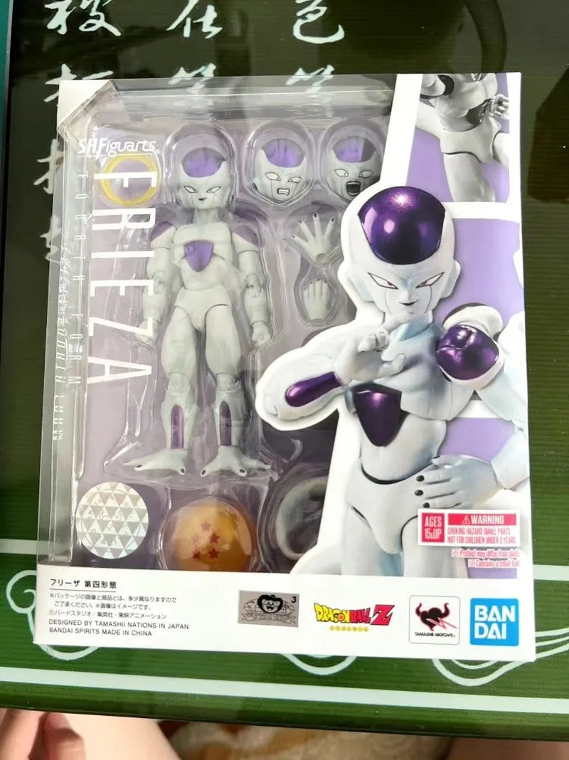 Bandai Original Dragon Ball SHF Frieza The Fourth Form Anime-Figuren Action-Modell Spielzeug Kindergeburtstagsgeschenk Limitierte Auflage Coole Geschenke