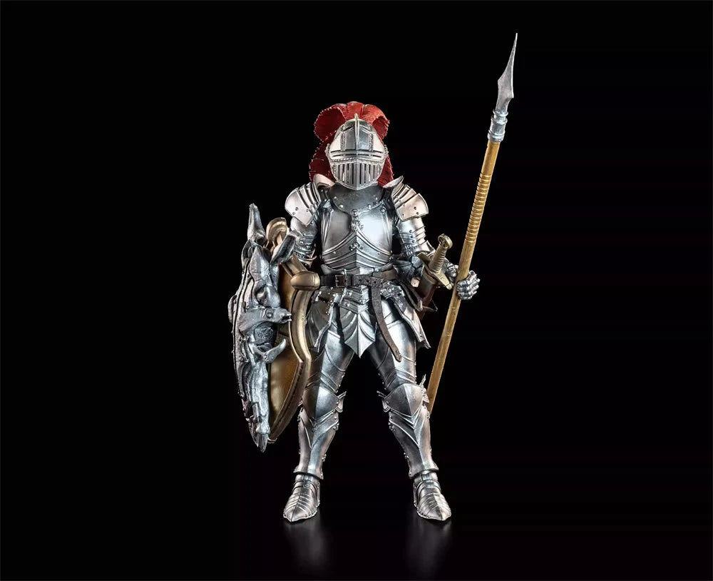 In Stock Four Knight Mythic Legions 1/12 Scale Male Soldier Silver Knight Delicate 7inch Full Set Action Figure Model Toys