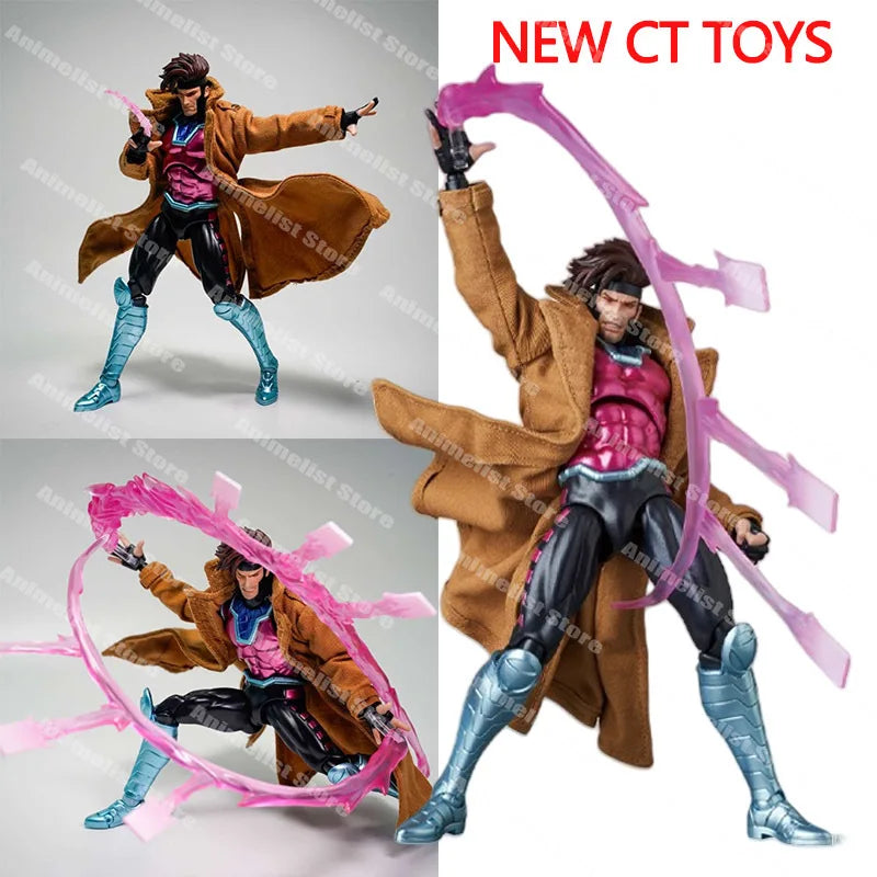 Ct Toys Mafex 131 Gambit Action Figure X-Men The Mutant Called Anime Figurine Ko Statue Model Customized Gift Toy