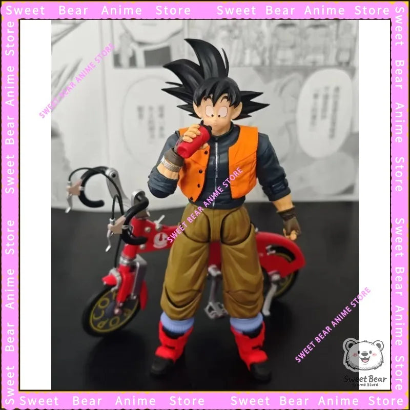 Tonsenarttoys Kamione Goku Sun Dragon Ball Bike 01A 01B  SHF Fly Page Ride Bike Gogeta Anime Action Figures Toy Model Collection