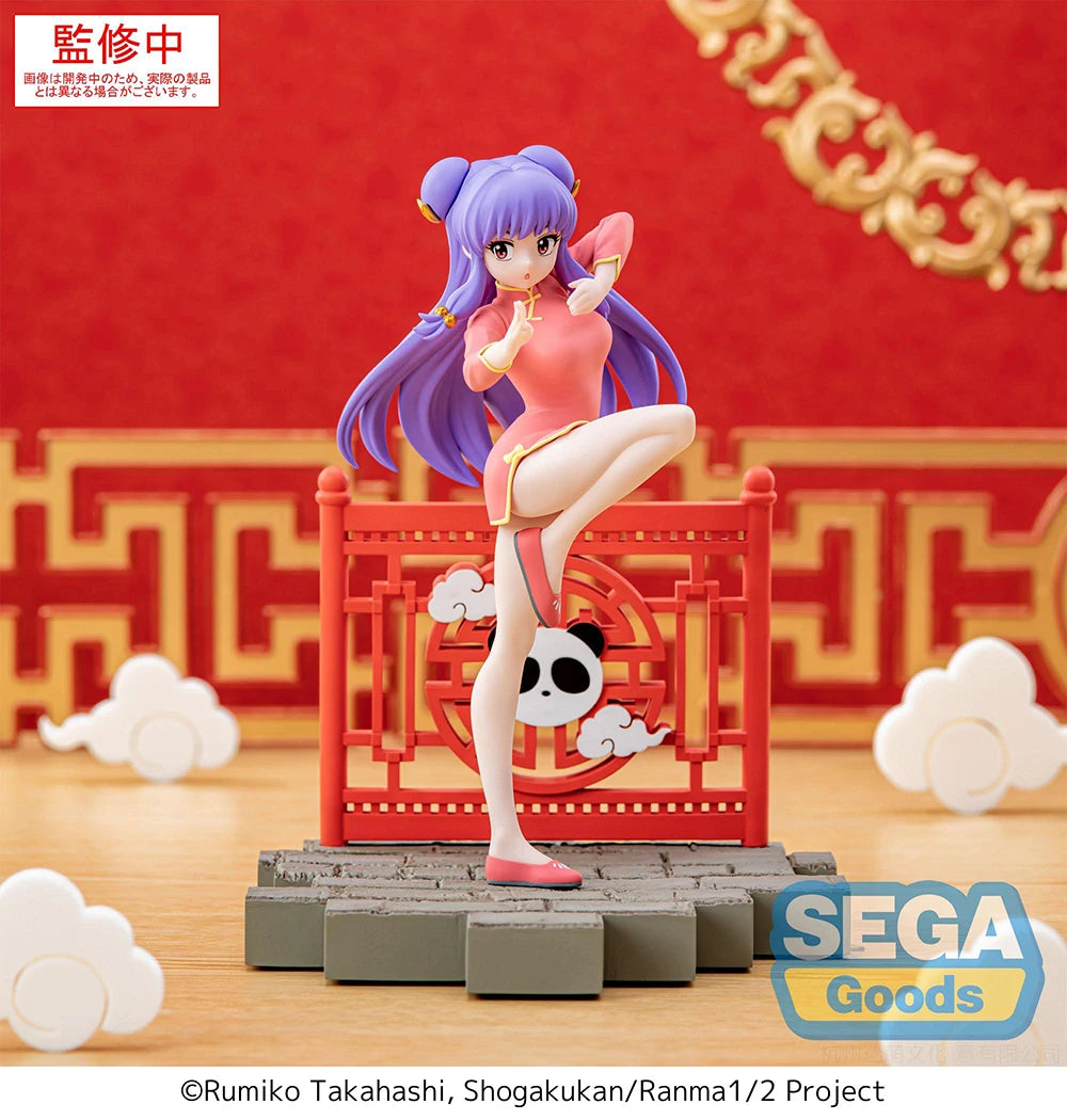 In Stock Original Sega Luminasta Ranma 1/2 2024 Shampoo Megurine Luka Collectible Table Decoration Animation Figures Model Toys