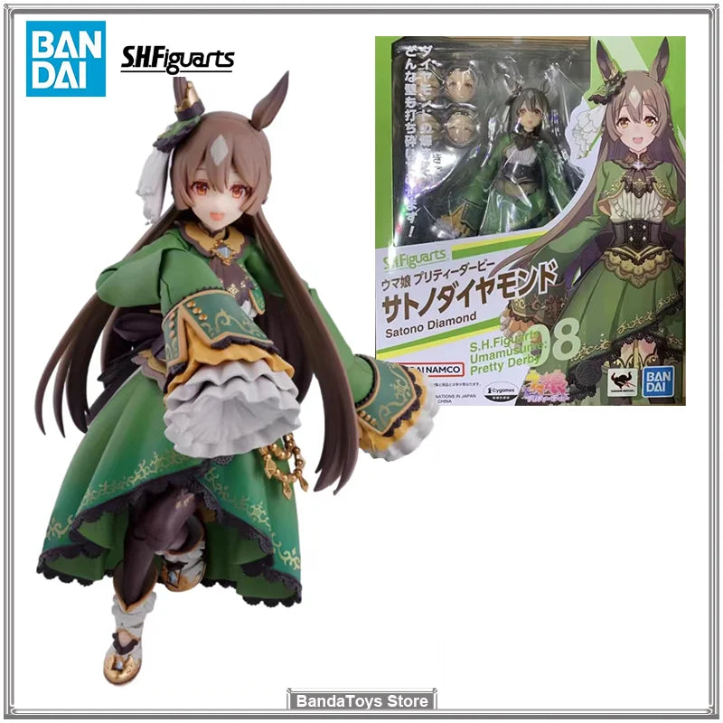 In Stock Original Bandai S.H.Figuarts SHF Umamusume Pretty Derby Satono Diamond Anime Action Collection Figures Model Toys