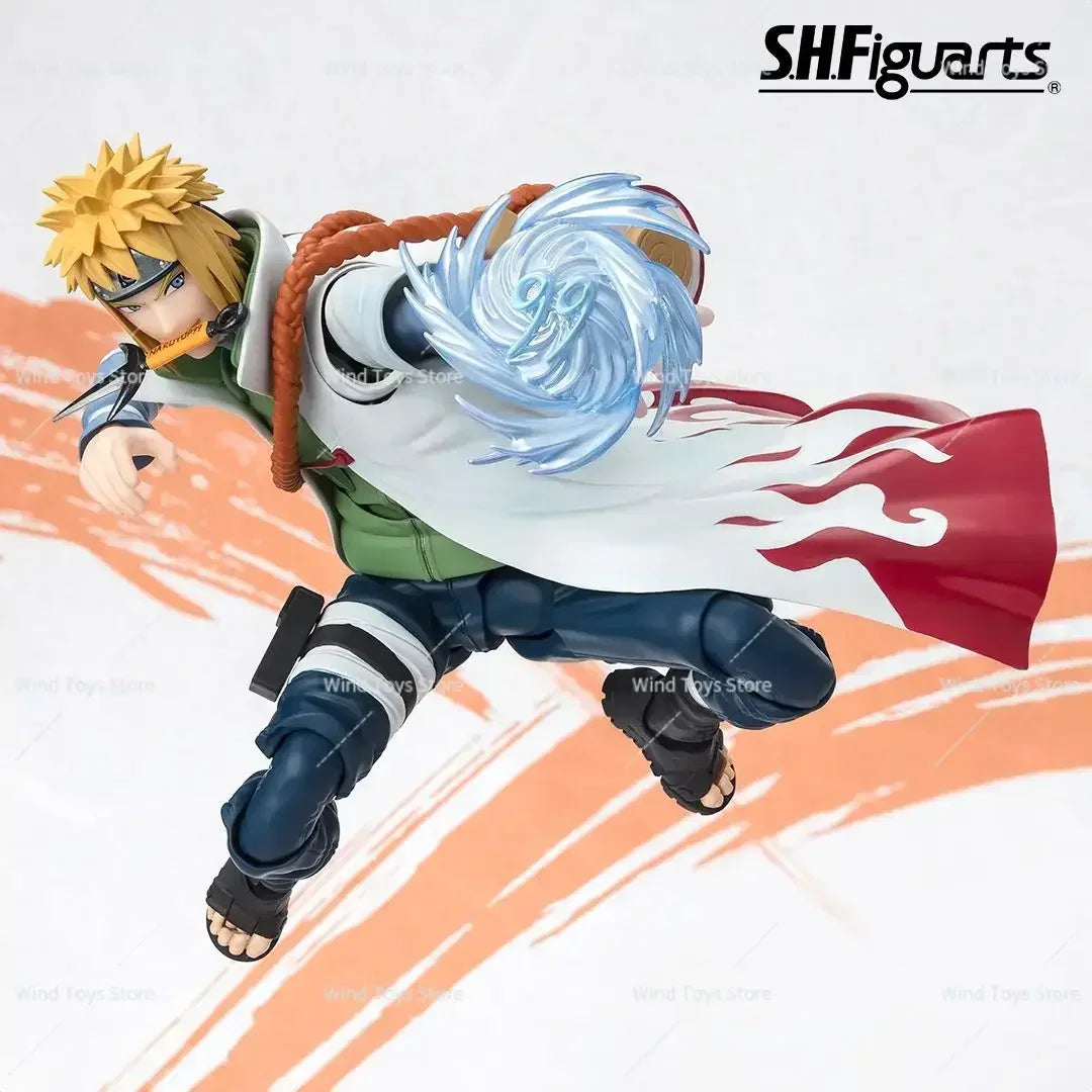 Bandai SH Figuarts Shf Naruto Shippuden Minato Namikaze Narutop99 Edition Anime Action Figures Toys Models Figure Collector
