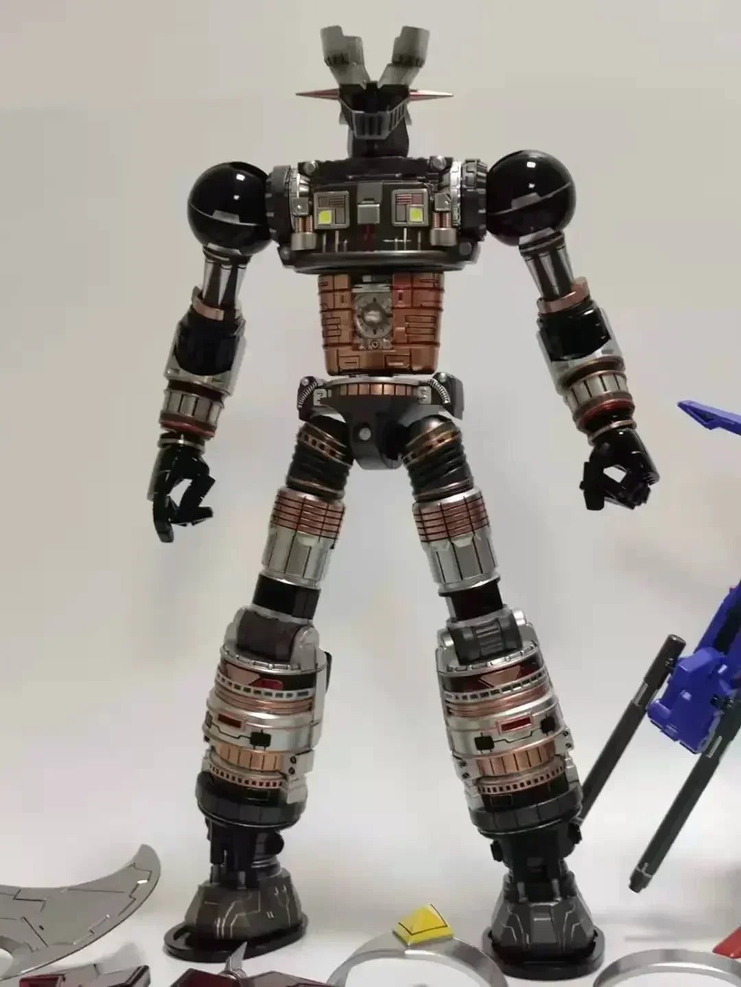 In Stock Transforming Toys King Arts Mazinger Z Extra Large CR02 CR-02 Original Black KO Action Figure Robot Toy CollectibleGift