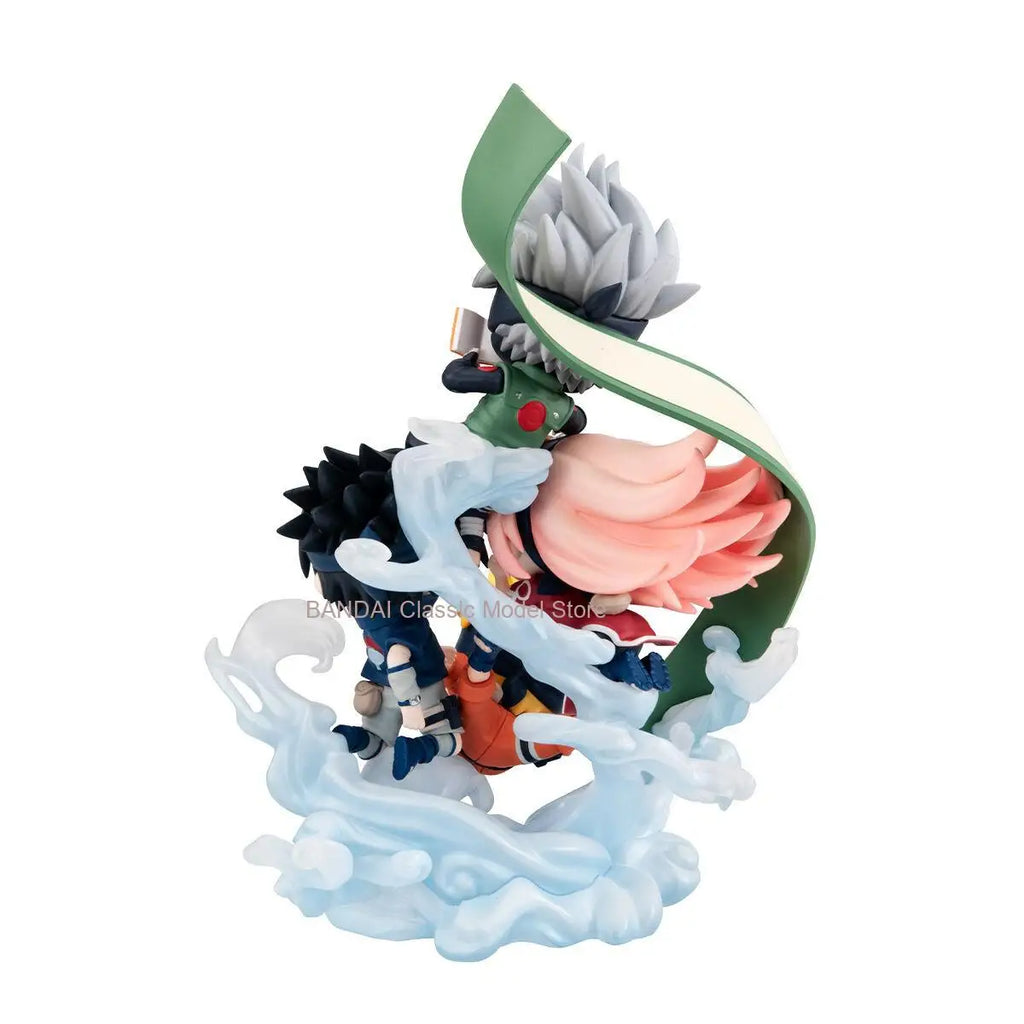 100% MegaHouse FigUnity Naruto Original Shippuuden Uzumaki Naruto Haruno Sakura Hatake Kakashi Uchiha Sasuke Collection Series