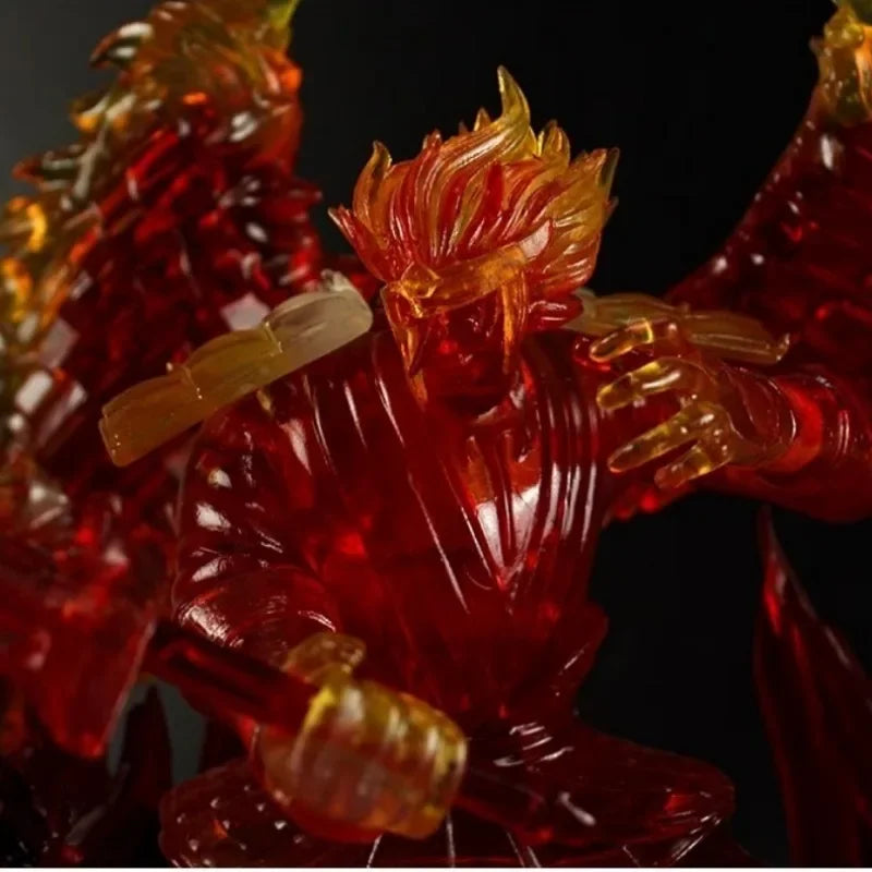 36cm Susanoo Uchiha Itachi Animation Peripherals Large Statue Can Emit Light Model Statue Ornaments Craft Toy Collections Gifts