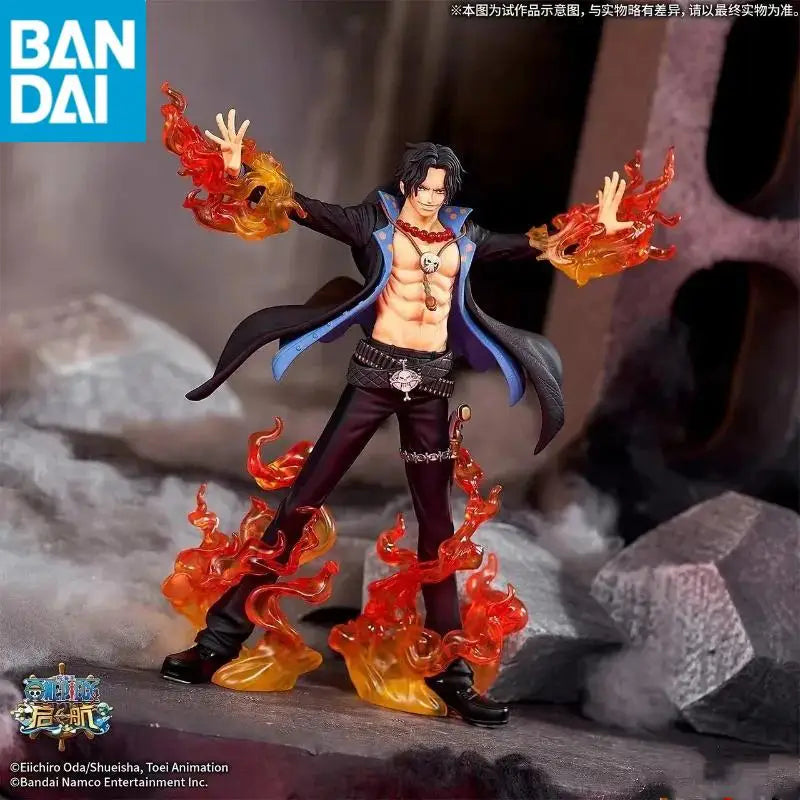 Genuine Bandai Namco Banpresto DXF SPECIAL One Piece Portgas D Ace PVC  Anime Figure Model Desktop ornament Collector Figurine