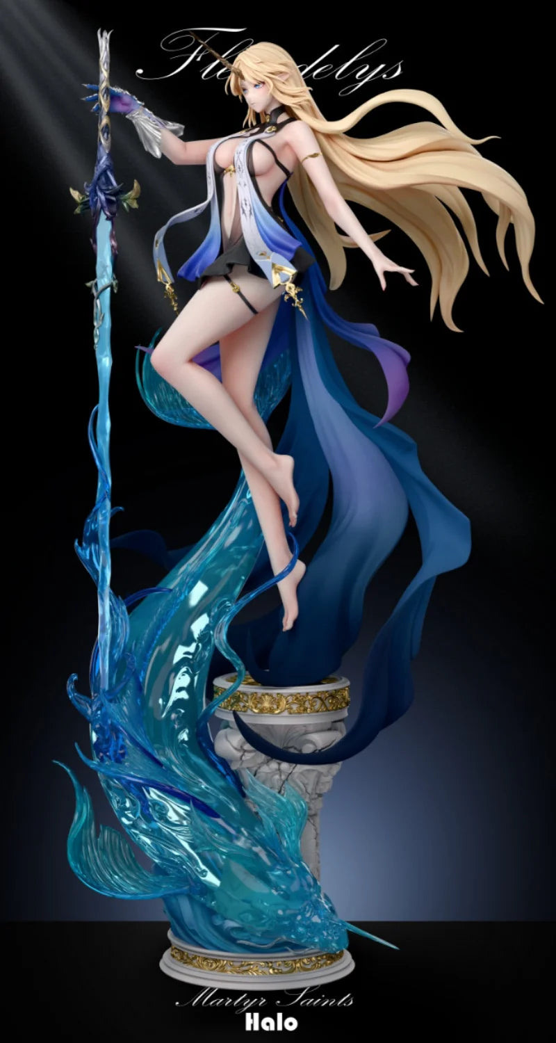 1/4 Resin Halo Studio Gk Wuthering Waves Cartethyia Game Action Figure Collectible Garage Kit Model Statue Toys Gift