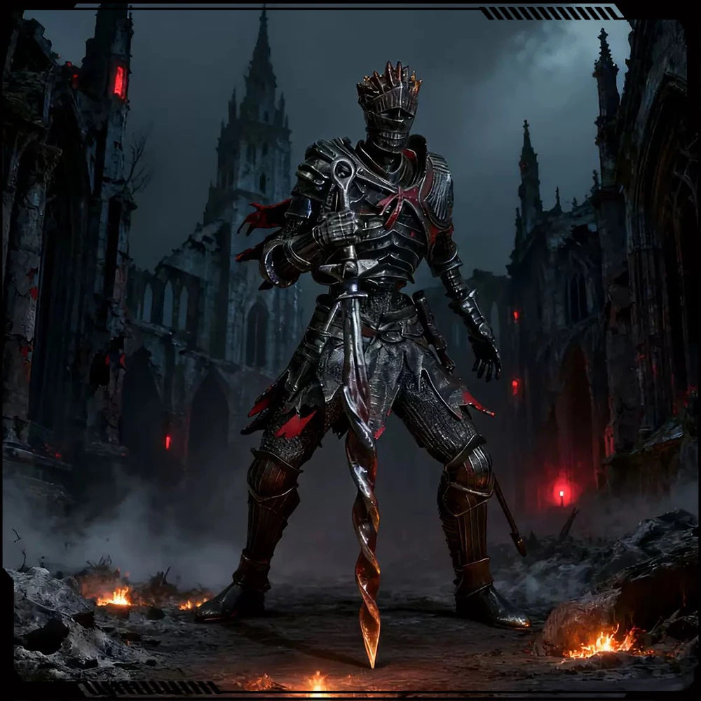 18cm Dark Souls Game Soul of Cinder Figure Lords of Cinder Action Figure Salary King's Avatar Knight Undead Soldier Figurine Toy