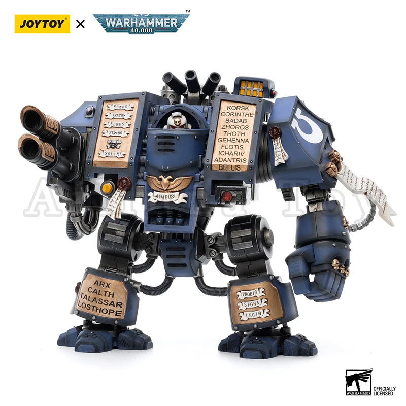 JOYTOY 1/18 Actionfigur Mecha 40K Space Marines Ultramarines Venerable Dreadnought Neuauflage Version Anime Spielzeug Geschenk