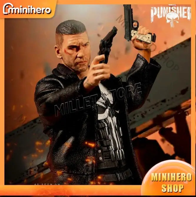 In Stock Mezco ONE12 Punisher Action Figure Anime Collectible Toy Model for Adults Kids Fans Gifts Marvel Inspired PVC Statue