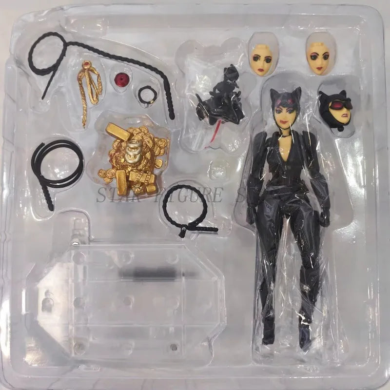 Revoltech Catwoman екшън фигурка PVC подвижен модел играчки Kaiyodo невероятна Yamaguchi Селина Кайл фигурка антигерой колекция кукла