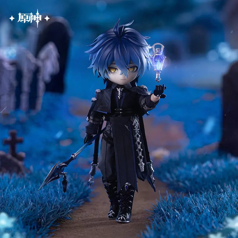 [December Pre Sale] Genuine Genshin Impact Kyrrell Chudomirovich Flins Dress Up Mobile Doll 16cm Figurine Model Anime Toy Gift