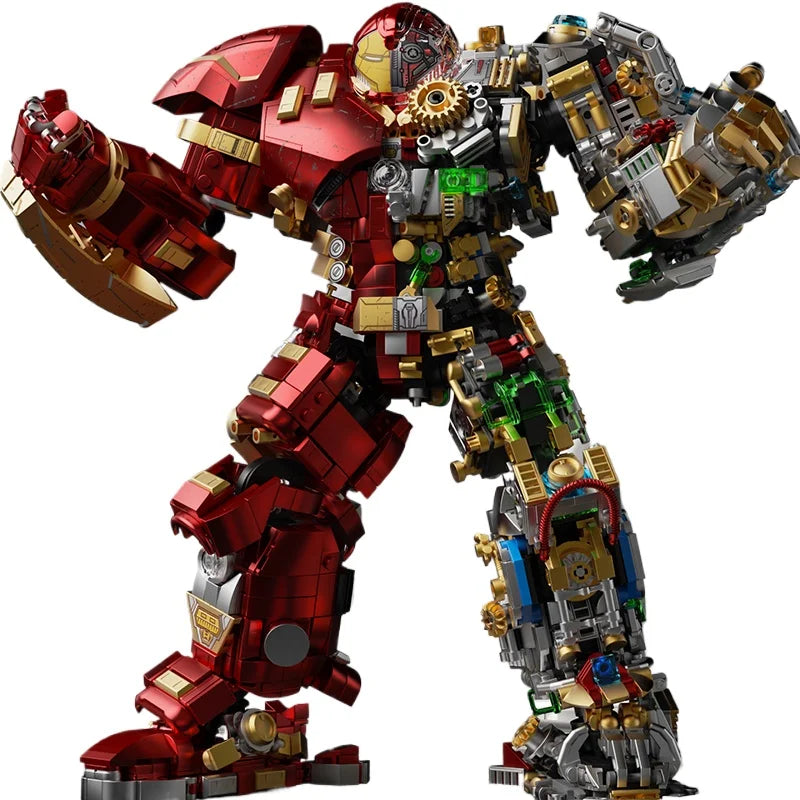 2700+pcs Iron Heroes Blocks Action Figures Mark Building Sets Buster Mech DIY Brick Collectible Toys for Boys Adult Kids Gifts