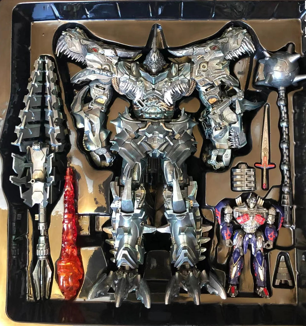 WJ Transformation Grimlock Alloy Movie Film Oversize Enlarged SS07 Dinosaur Leader Ancient Action Figure Toy Collcetion Gifts