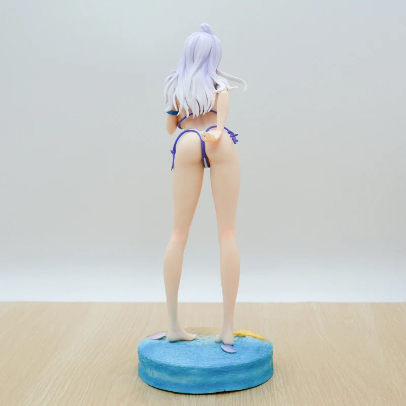 27cm Fairy Tail Mirajane Strauss Swimsuit Sexy Anime Girl Figure Erza Scarlet/Lucy Heartfilia Action Figure Model Doll Toys Gift