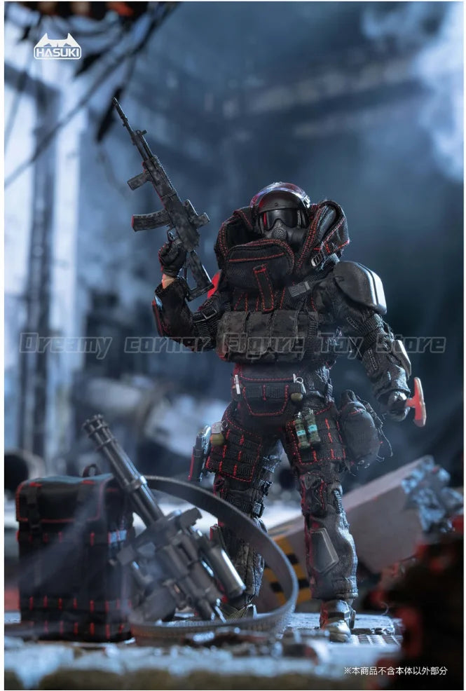 【In Stock】Original HASUKI SALVO Series SA-02 Black Ops Limited Edition 1/12 Action Figure Toy Model Collection