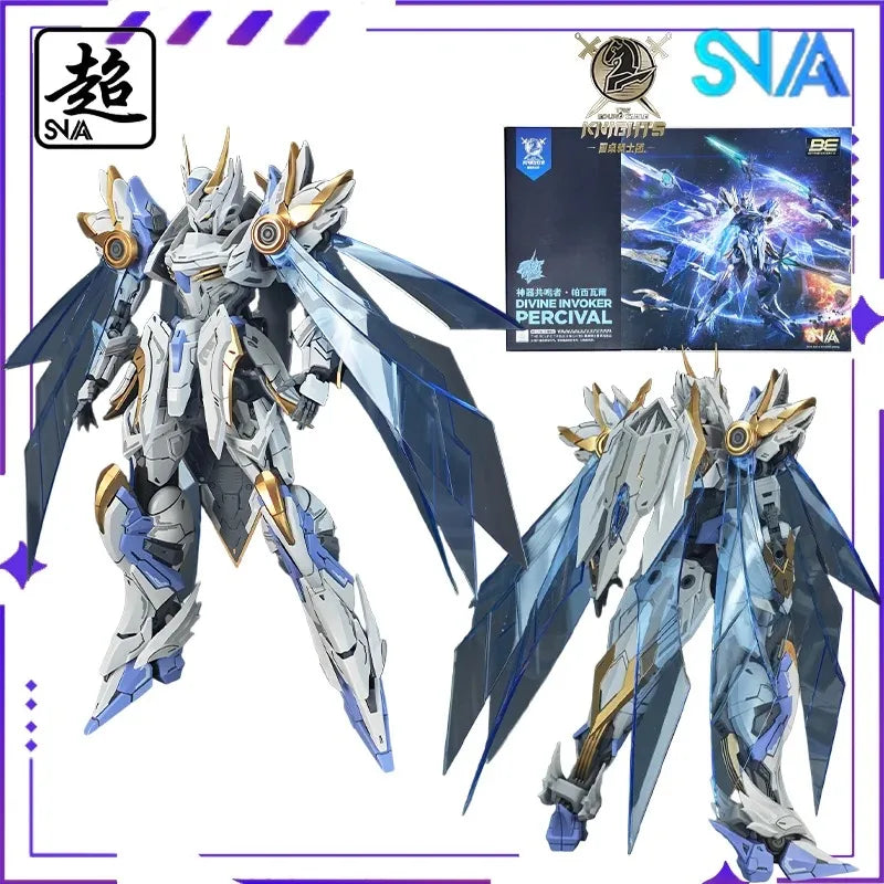 SNAA Original Round Table Knights Series Rampage Warhammer - Galahad/ 1/144 Assembled Mobile Mech Model Handmade Toy Gift
