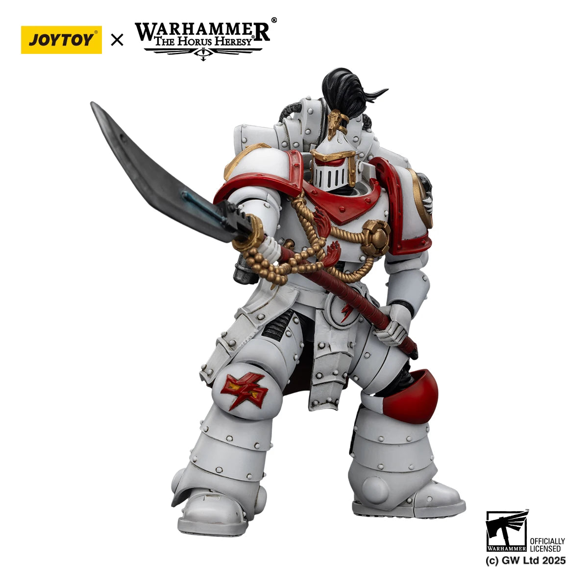 【MT】JOYTOY Warhammer 40K White Scars Legion Praetor Ebon Keshig Terminator 1 and 2 1/18 Action Figure Model Toy