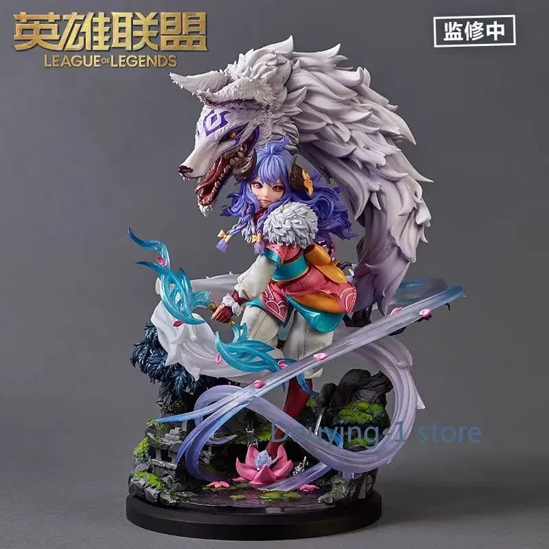 League of Legends Spirit Blossom Kindred 1:6 Скулптура на играта Официална периферна голяма украса на склад