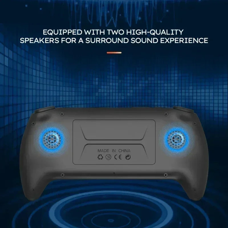 40000+Game in Your Pocket New Project X Portable Pocket Video Game Console 128G 4.3” IPS Screen Dual Speaker Stereo Support PS1
