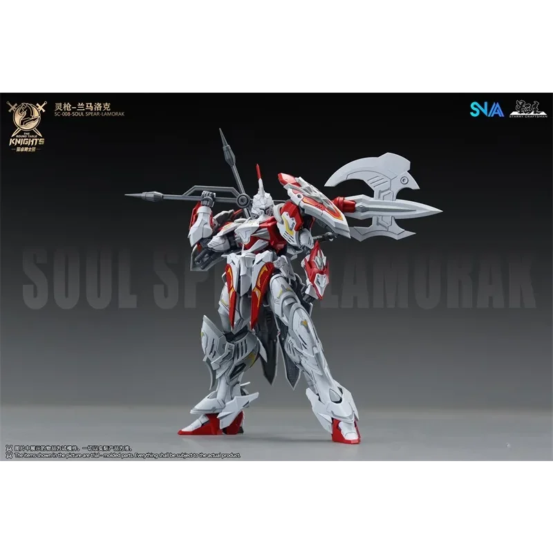 The Round Table Knights SNAA Soul Spear HG 1/144 LAMORAK PERCIVAL Giant Sword Tristan Mech Model Kit Action Figure Toy Boy Gift