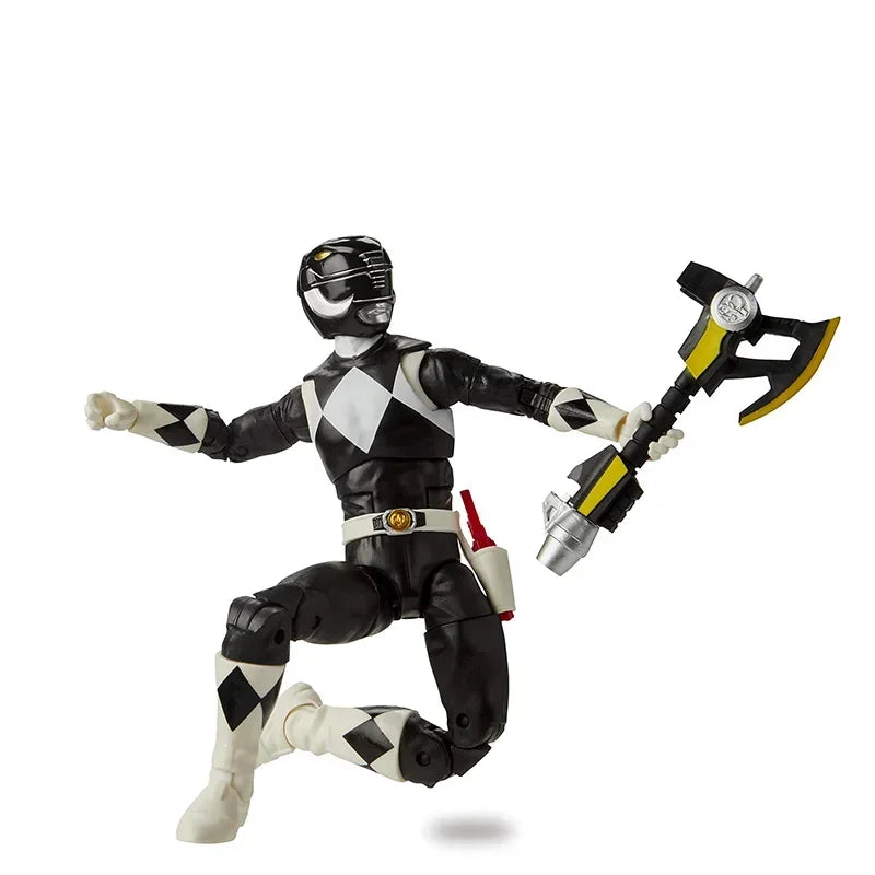 Hasbro Toys Power Rangers: Lightning Collection Mighty Morphin Black Ranger 6 inches Action Figure Model Ornament Toy Gifts