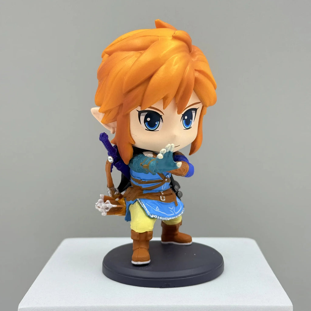 Cartoon Animation Around The Legend of Zelda Q Version of The Sword of Tears in The Sky Model Ornaments Boxed Hand-made.