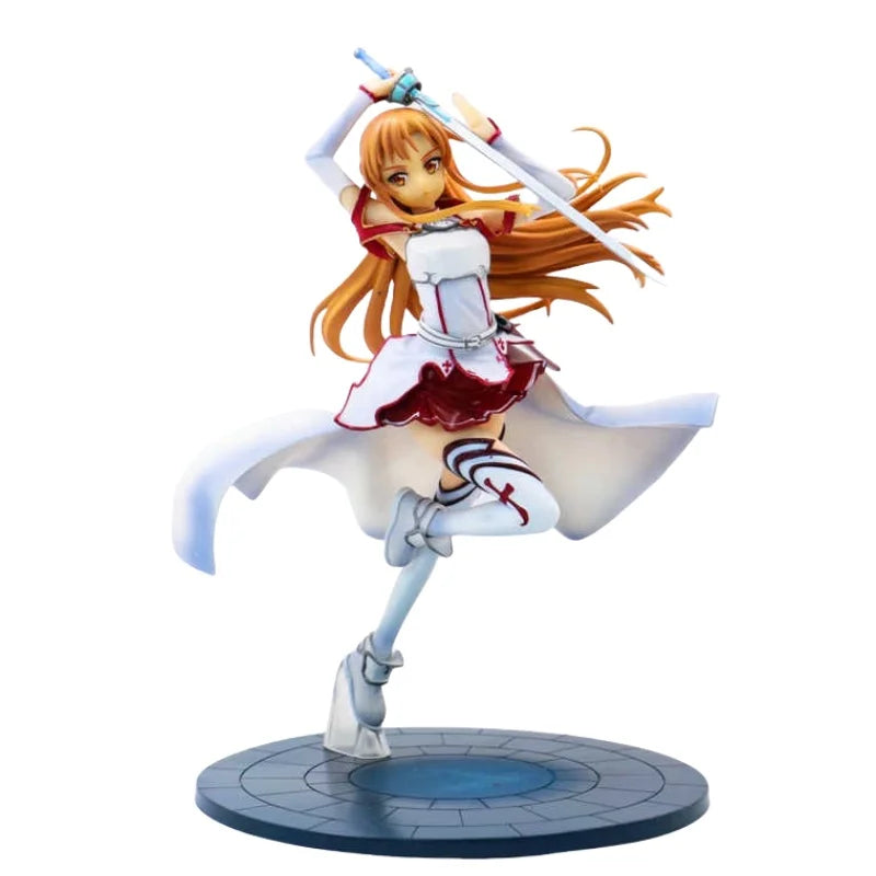 Anime Sao Yuuki Asuna Knights Of The Blood Ver. 1/8 Scale Pvc Action Figure Statue Model Toys Collection Doll Collectible Gifts