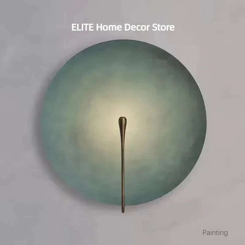 Cosmic wall lamp Cosmic wall Light for living room Corridor Aisle Background bedroom bedside wall lamp Artistic round disc lamp
