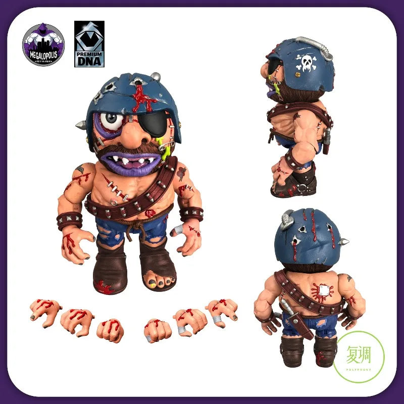 [In Stock] Megalopolis Original Madballs Series 1 Premium DNA Retro Trendy Play Metropolitan Monsters Mobile Doll Model Toy Gift