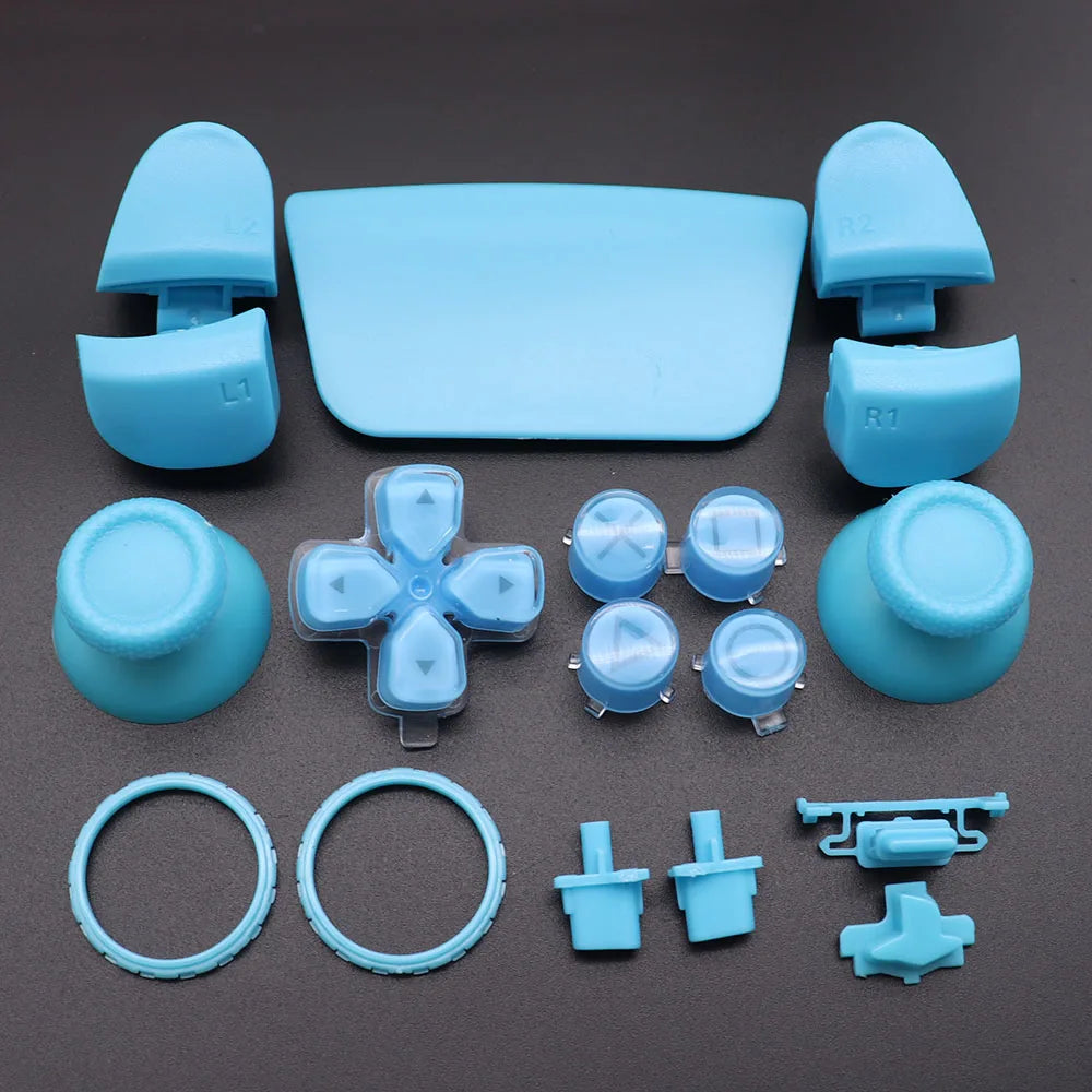 Ersatztasten-Set D-Pad L1 R1 L2 R2 Trigger-Taste Schlüssel-Akzentring für PS5 V3 3.0 BDM-030 Controller
