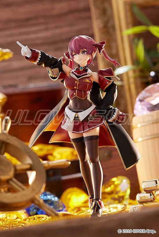 Original Max Factory Figma#577 Hololive Houshou Marine Anime Figure Model