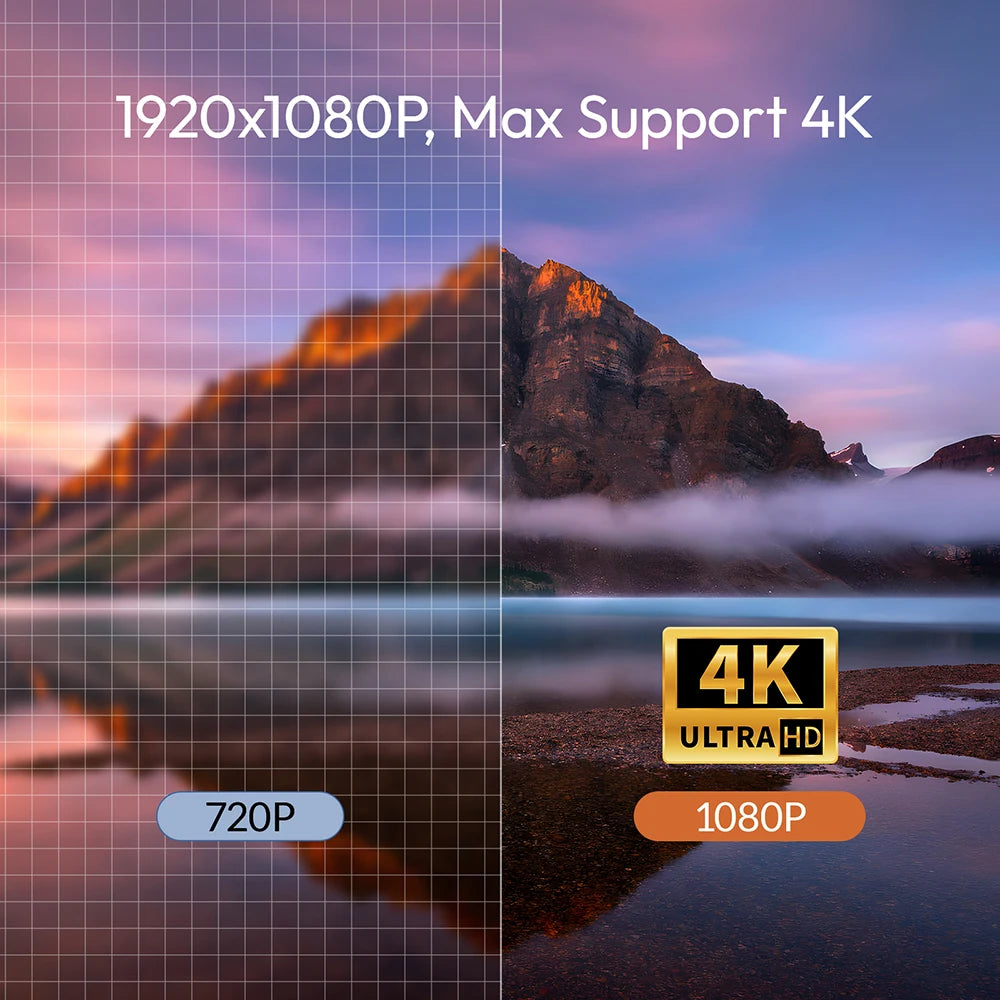 VEVSHAO A22 Full HD 1080P Projektor 4K 1000ANSI Android WiFi Autofokus 10W * 2 Heimkino-Projektor für Büro-Meeting-Video