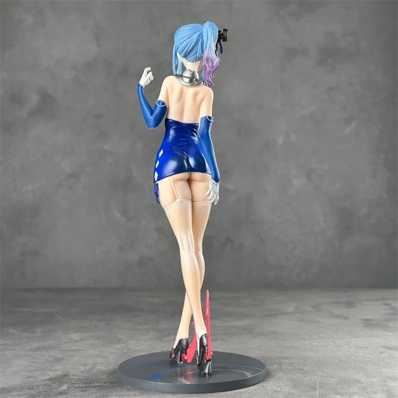 Azur Lane Character Uss St Louis Ice Blue Beautiful Girl Figurine Model Toys Desktop Collection Ornaments Game Peripheral