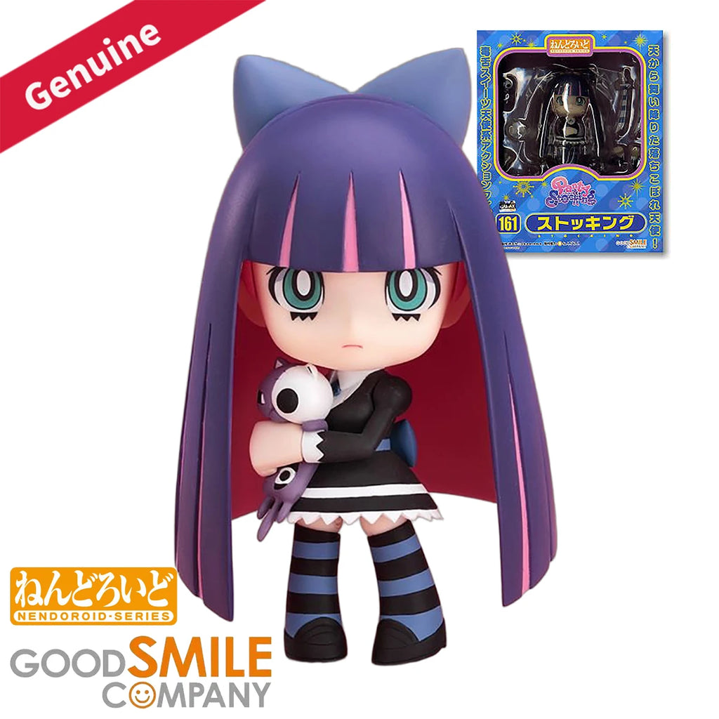 Original Genuine Good Smile Company Action/Dolls Nendoroid (#161) Panty & Stocking with Garterbelt Stocking Anarchy Anime Figure