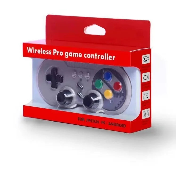 Wireless Gamepad for Nintendo Switch PC Windows Game Console Controller Joystick with Dual Motor Turbo 6-axis Vibration Gamepad