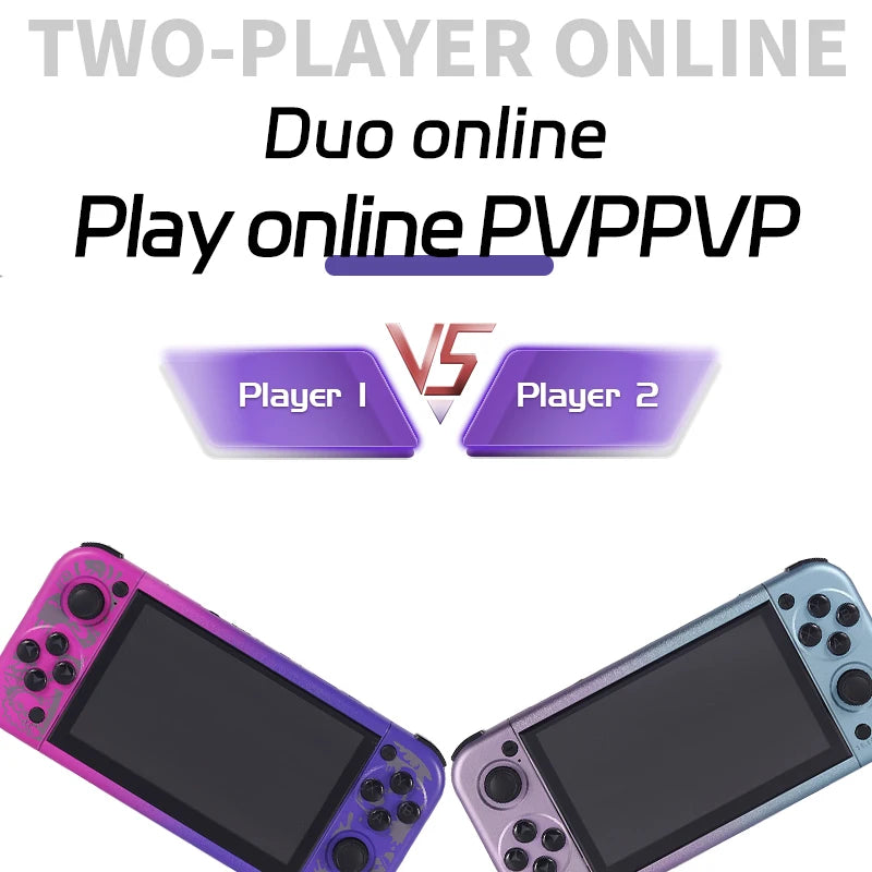 G50V PSP 5-inch 64GB 2500mAh portable handheld game console arcade suitable for PSP/PS1 retro TV game controller boys' gift