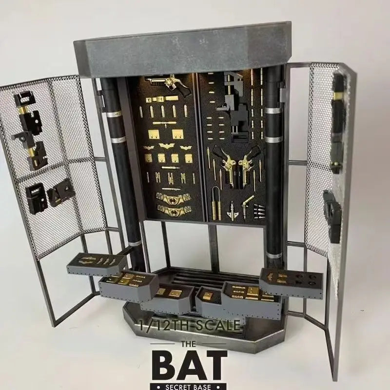 INART 1/12 Male Batman Dark Knight Rise Hg-M0001 Bruce Wayne Bell Scene Accessory Library For 6in Action Figure Model