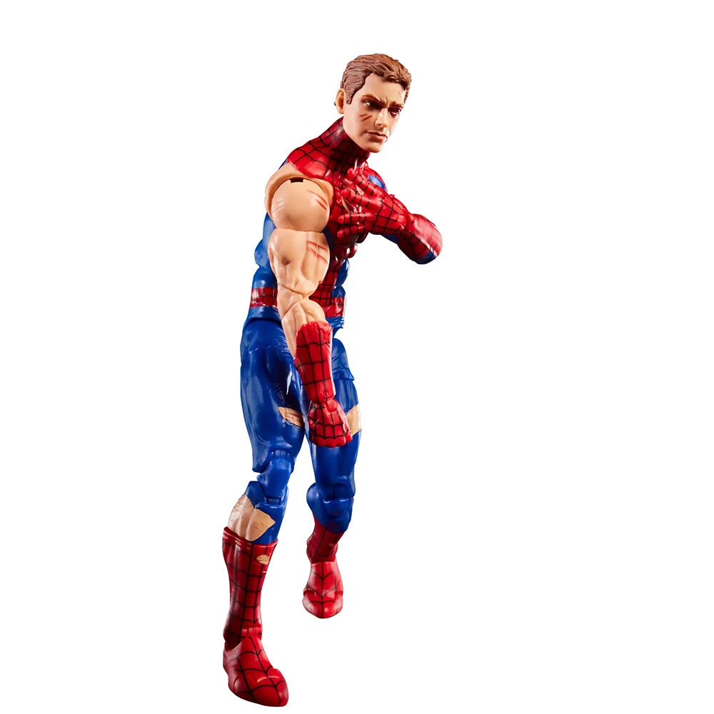 In-Stock NEW Hasbro Marvel Legends Series Magic: The Gathering Battle-Damaged Spider-Man 15cm Anime Action Figure Model Toys