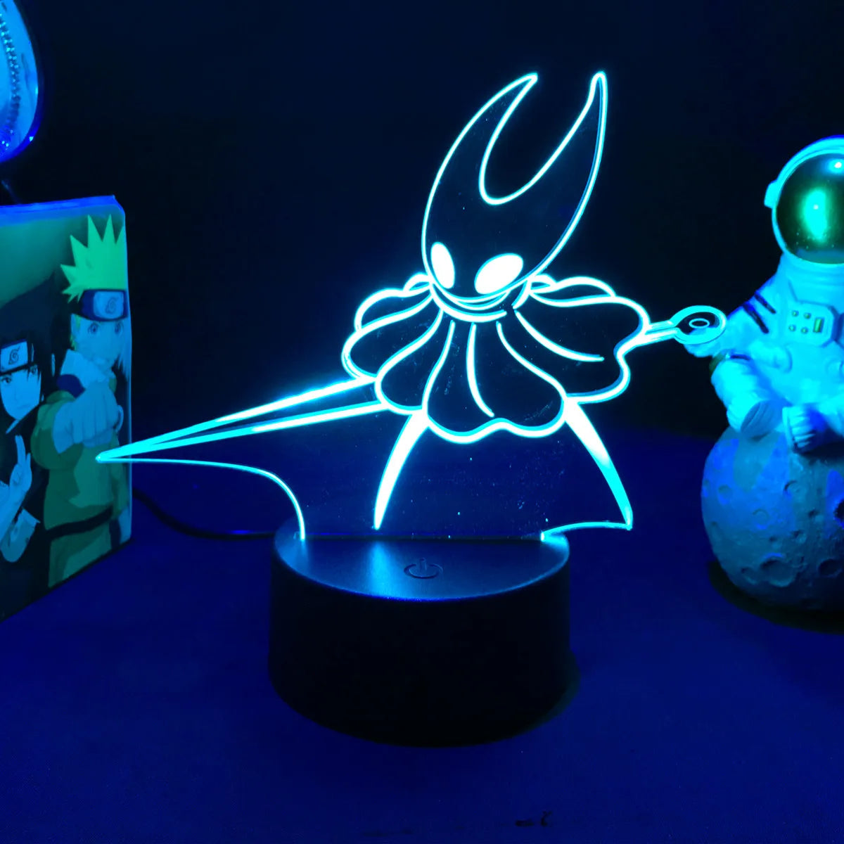 Hollow Knight Game 3D Lamps Led RGB Neon Night Lights Birthday Toys Cool Gift For Friends Kid Bed Room Table Decoration