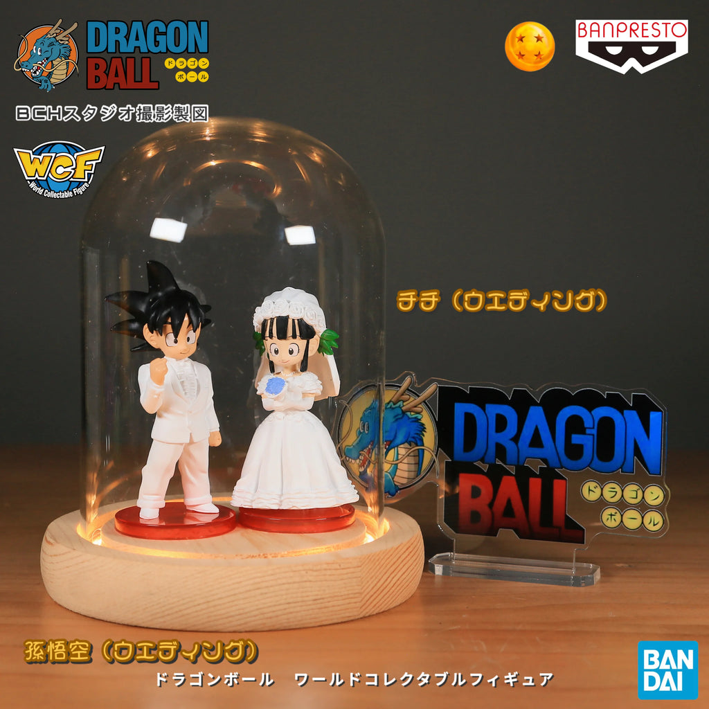 Original DRAGON BALL Son Goku Chichi Hochzeit Actionfigur Student Cake Figuren Geschenk Spielzeug 5-7 cm