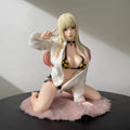 EDS Studio My Dress-Up Darling Marin Kitagawa 19cm Movable Figure - Sexy Bikini Swimsuit with Pink Fur Base, Anime PVC Statue