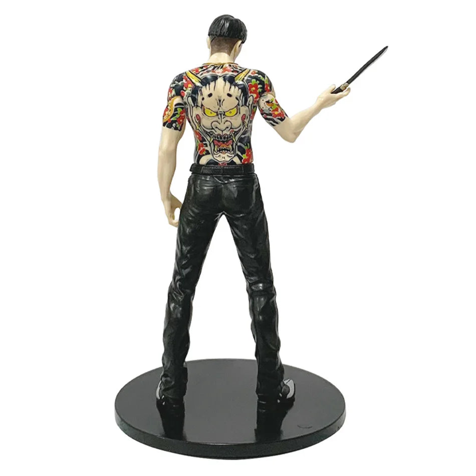 In-Stock 17cm Yakuza Series Goro Majima Anime Action Figure (PVC Material) - Collectible Model Toy, Halloween Gift