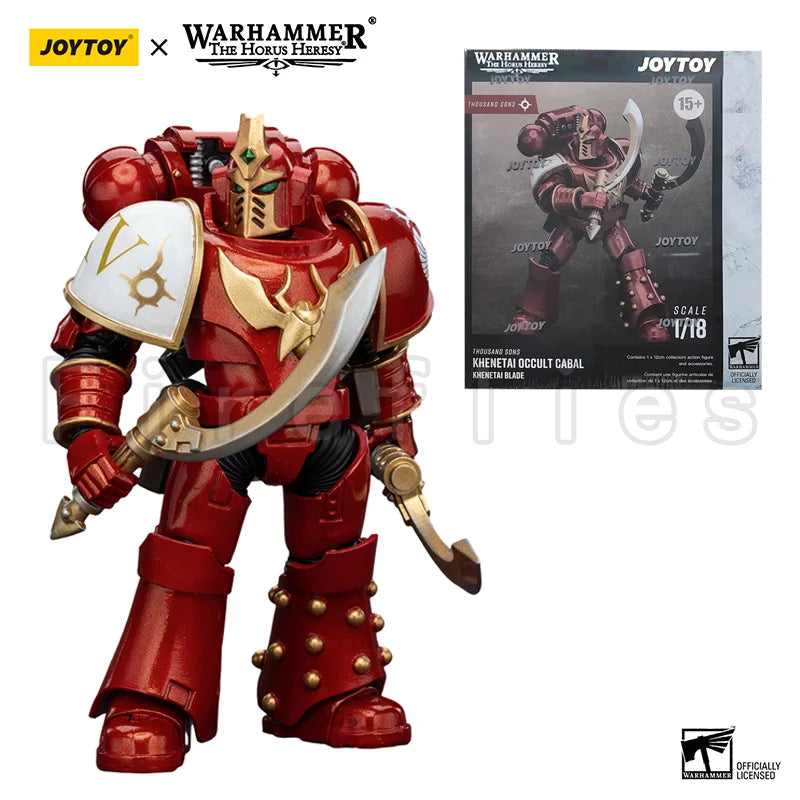 1/18 JOYTOY Action Figure The Horus Heresy Thousand Sons Legion MK IV Tactical Squad Khenetai Occult Cabal Librarian Consul
